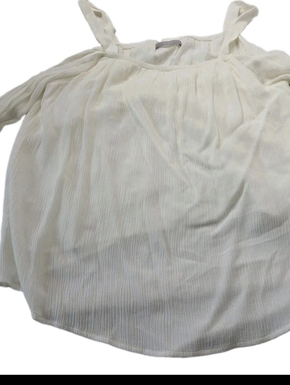 Tart Womens Small  Textured Blouse Cold Shoulder